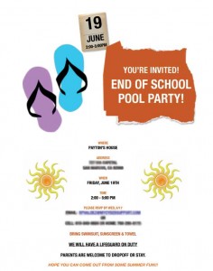 Pool Party Invite